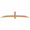 Ekena Millwork Bellingham Timber Gable Bracket, Western Red Cedar, 108"W x 22"H x 1 1/2"D x 5 1/2"F, 5/12 Pitch GBW108X22X0206BEL00SWR - alternate 1